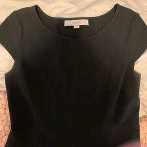 Loft black work dress